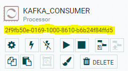 Processor identifier viewed from NiFi UI