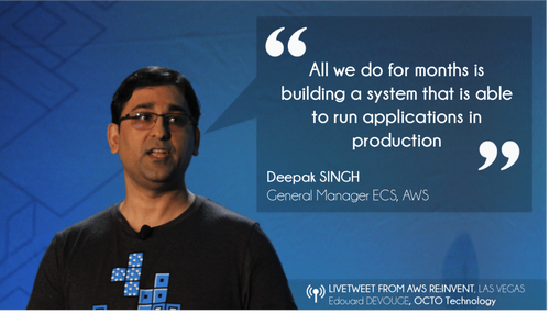 Amazon ECS Distributed Application at scale, by Deepak Singh
