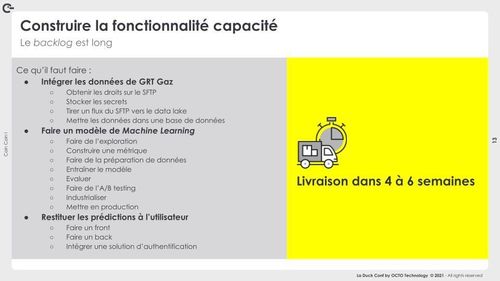 Construire la fonctionalité capacité