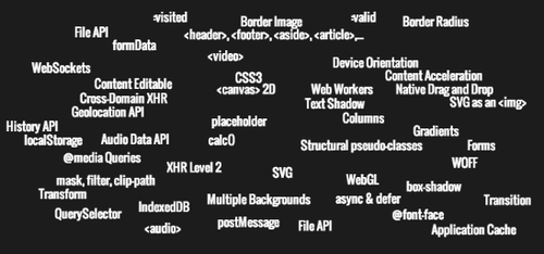 HTML5 features