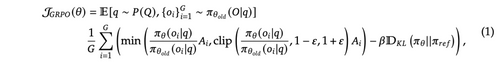 formule fonction loss algorithme GRPO