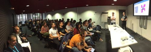 Photo d'une session OCTO à l'Agile Tour Lille 2015