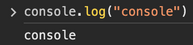 Exemple de console.log