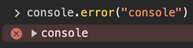exemple de console.error